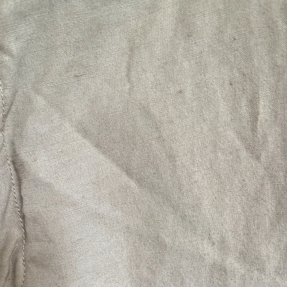 Banana Republic Khaki Linen‎ Blend Elastic Waist Pants M